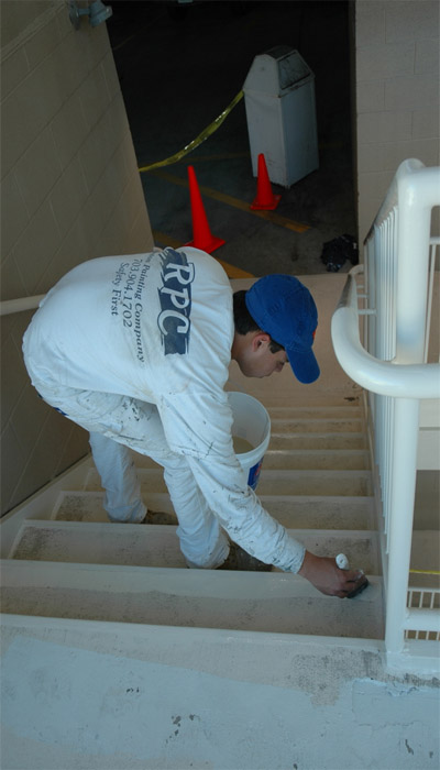 400x700 Stairwell Painting - Reston Painting