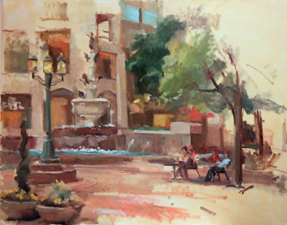 576x453 Life As An Artist Jill Banks Plein Air Painting - Reston Painting