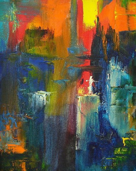 470x590 Jeanne Kollee, Insurrectionresurrection On Artstack - Resurrection Abstract Painting