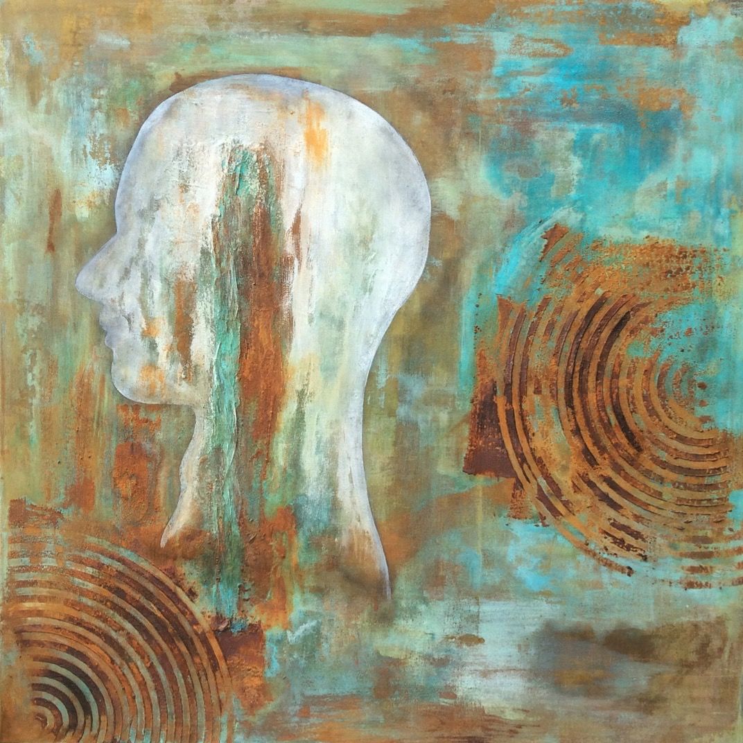 1072x1072 Resurrection (Clemens Scheer) - Resurrection Abstract Painting