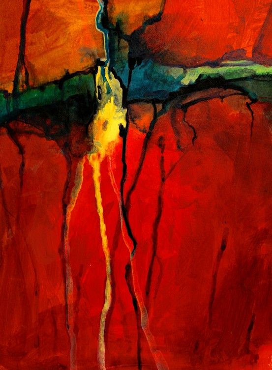 553x753 Resurrection By Carol Nelson So Beautiful! Art - Resurrection Abstract Painting