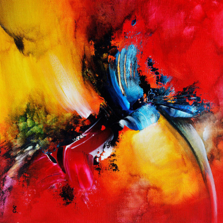 458x458 Unique Artwork From The Artist Estelle Barbet - Resurrection Abstract Painting