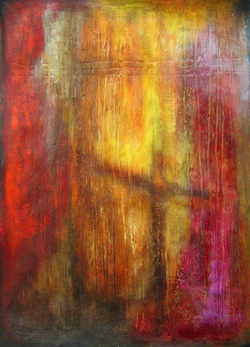 504x698 A Wonderful Day To Take Stock, Before The Passion, Death + - Resurrection Abstract Painting