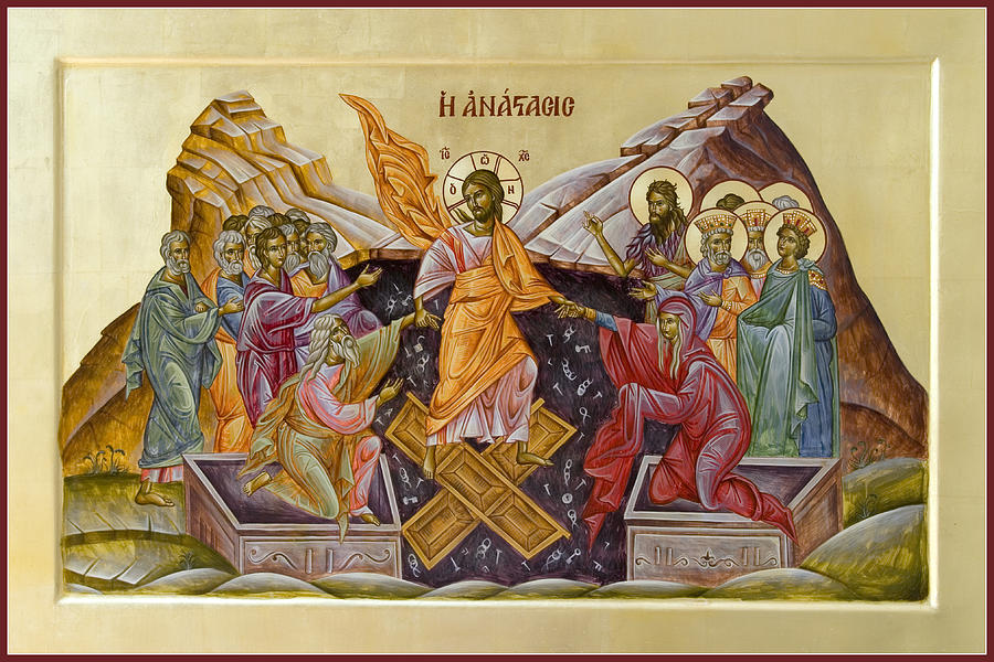 900x600 The Resurrection Of Christ Painting By Julia Bridget Hayes - Resurrection Of Christ Painting