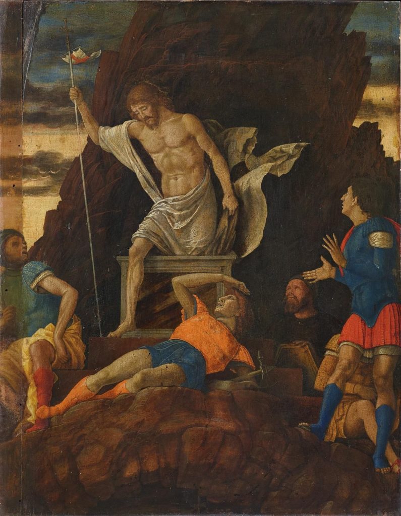 795x1024 Dismissed As A Copy, A Painting By Renaissance Master Andrea - Resurrection Of Christ Painting