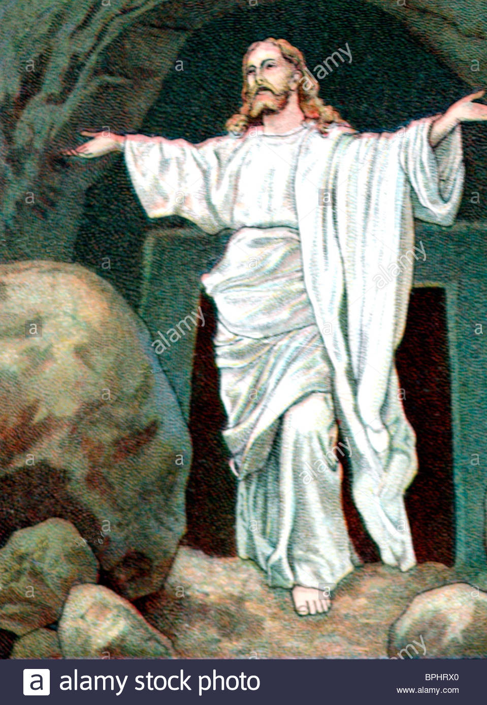 959x1390 The `resurrection Of Christ` Jesus Outside The Tomb In Jerusalem - Resurrection Of Jesus Christ Painting