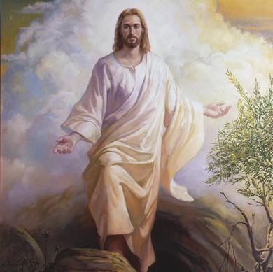 390x389 Atonement Of Jesus Christ - Resurrection Of Jesus Christ Painting