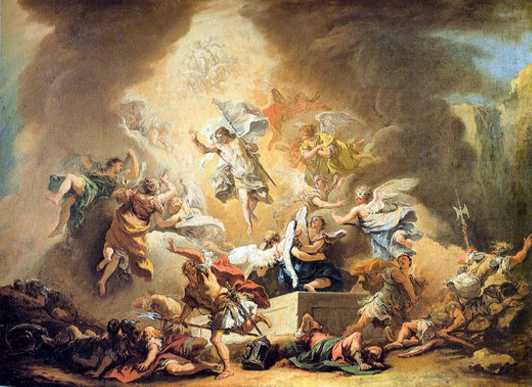 1040x758 Resurrection Painting Sebastiano Ricci Oil Paintings - Resurrection Painting