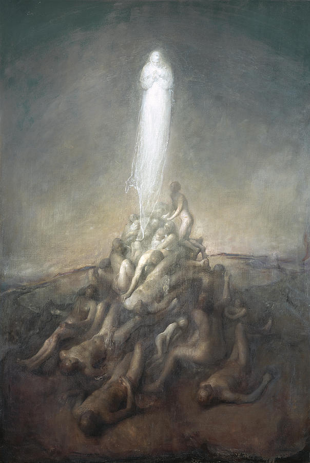 604x900 Resurrection Painting By Odd Nerdrum - Resurrection Painting