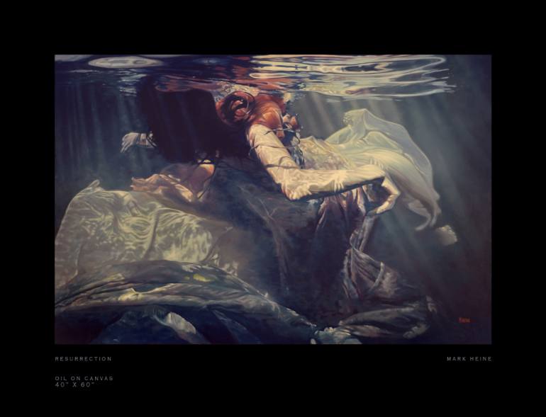 770x589 Saatchi Art Resurrection Painting By Mark Heine - Resurrection Painting