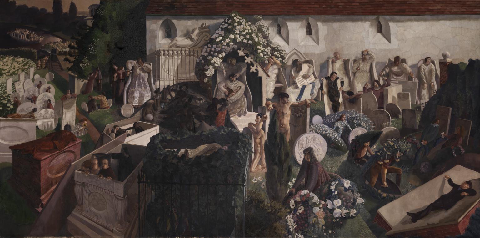 1536x761 The Resurrection, Cookham', Sir Stanley Spencer, 1924 7 Tate - Resurrection Painting