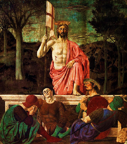 440x500 The Resurrection Is A Painting By The Italian Renaissance Master - Resurrection Painting