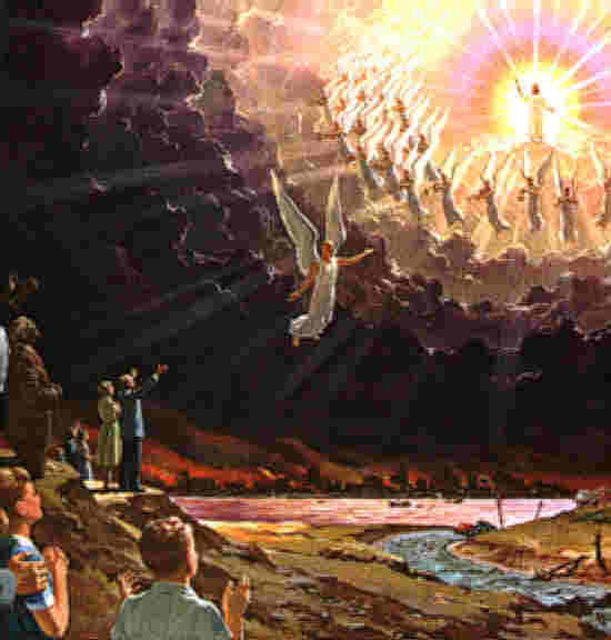 550x576 James S. White, Bible Adventism, The Second Coming - Return Of Christ Painting