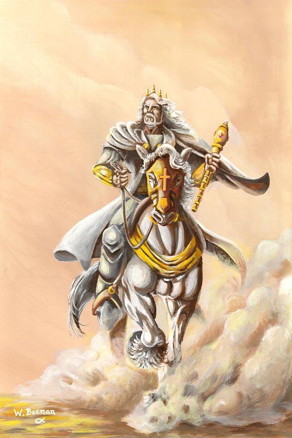 600x900 Return Of The King Painting By Wayne Beeman - Return Of Christ Painting