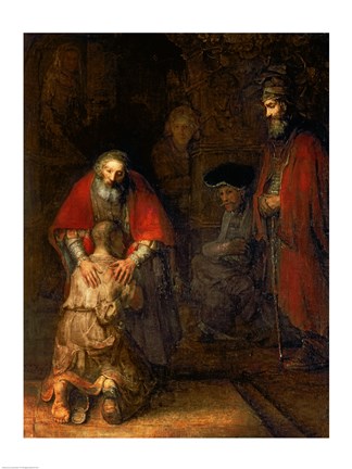 324x432 Return Of The Prodigal Son, C.1668 Fine Art Print By Rembrandt Van - Return Of The Prodigal Son Painting