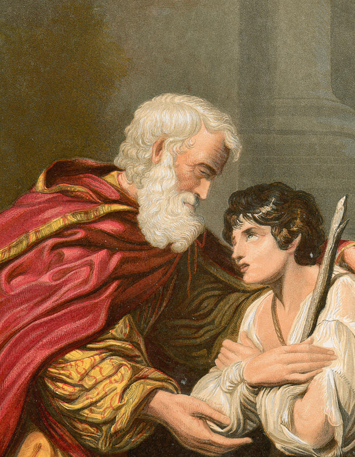 700x900 The Prodigal Son Painting By Lionello Spada - Return Of The Prodigal Son Painting