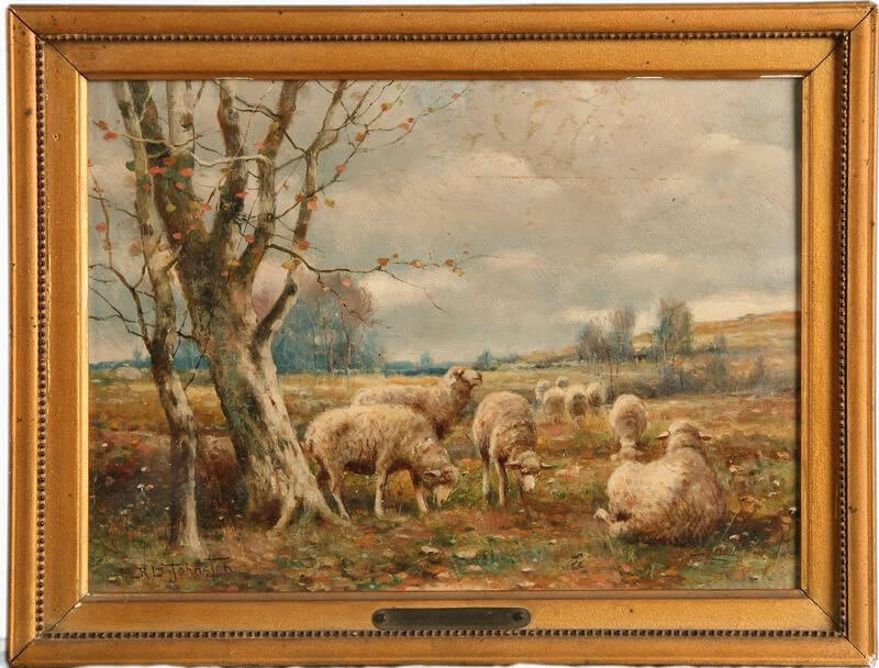 800x608 Reuben Legrande Johnston (Aka R.l. Johnston) Artist Painter - Reuben Painting