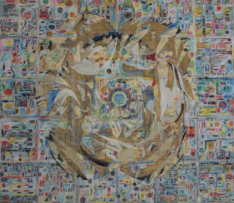 770x667 Saatchi Art Double Revelation Painting By Gabriele Vigorelli - Revelation Painting