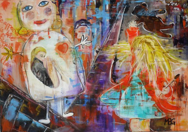 770x543 Saatchi Art Revenge Painting By Marie Blanche Giannorsi - Revenge Painting
