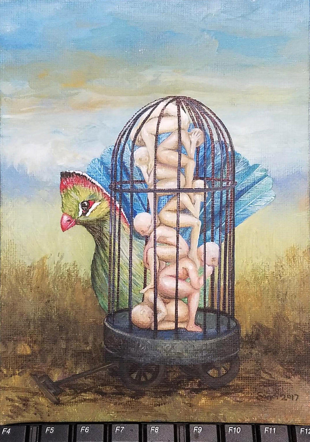 1065x1516 A Bird's Revenge Studio Sandi - Revenge Painting