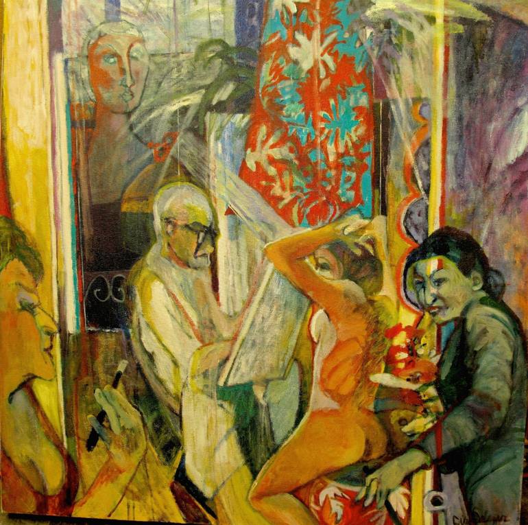 770x765 Saatchi Art Revenge Of The Muse Painting By Dixie Salazar - Revenge Painting