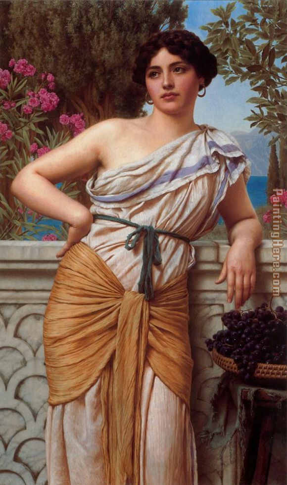 580x980 John William Godward Reverie Painting Anysize 50% Off - Reverie Painting