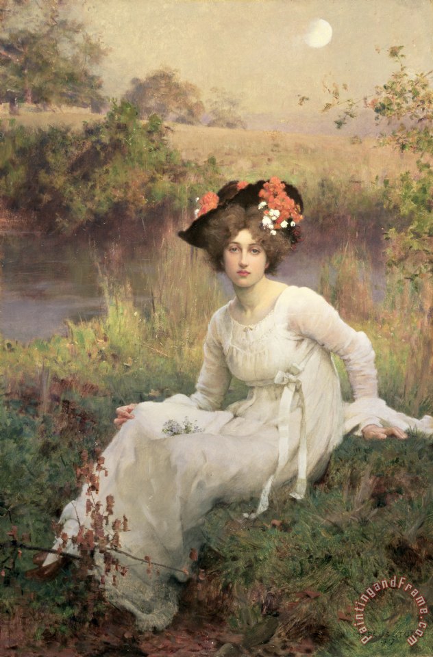 632x960 Marcus Stone Reverie Painting - Reverie Painting