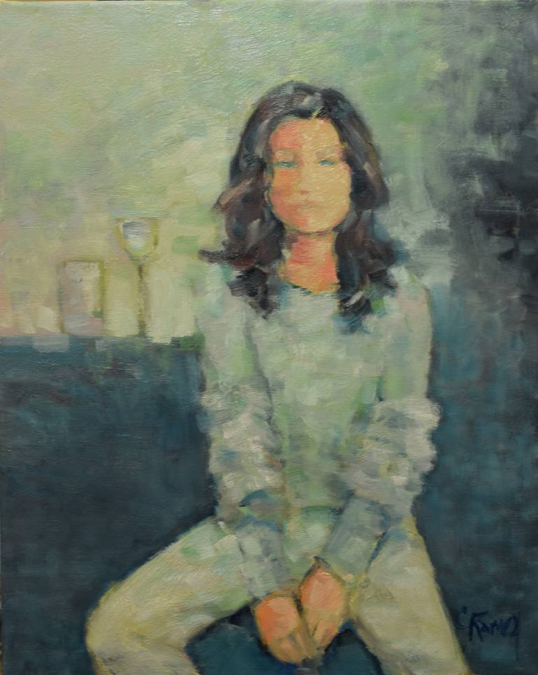 770x967 Saatchi Art Reverie Painting By Cate Ramey - Reverie Painting