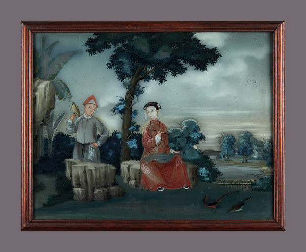 600x495 Finch Amp Co - Reverse Glass Painting