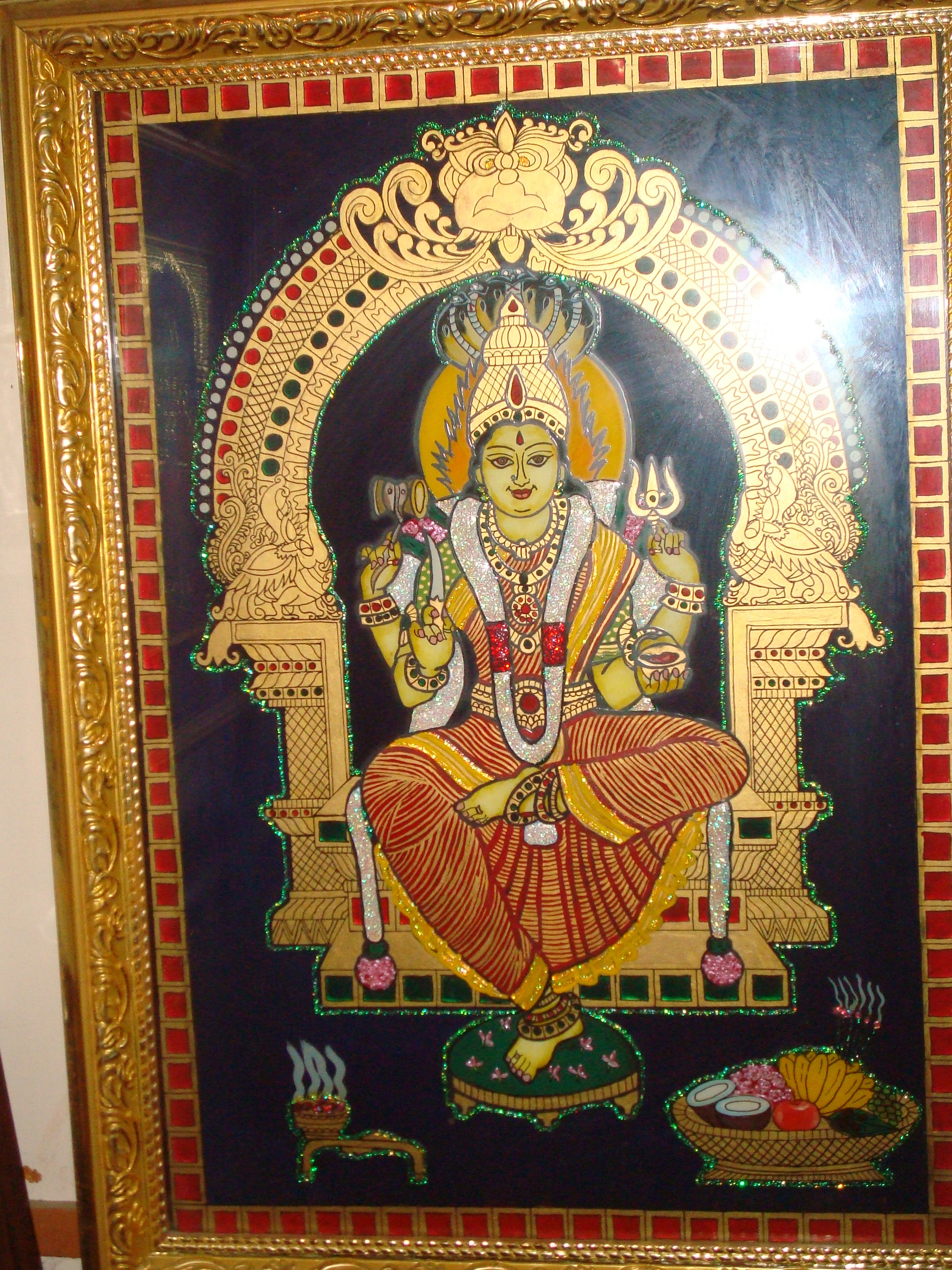 1944x2592 How To Do Reverse Glass Painting At Home Home Painting - Reverse Glass Painting