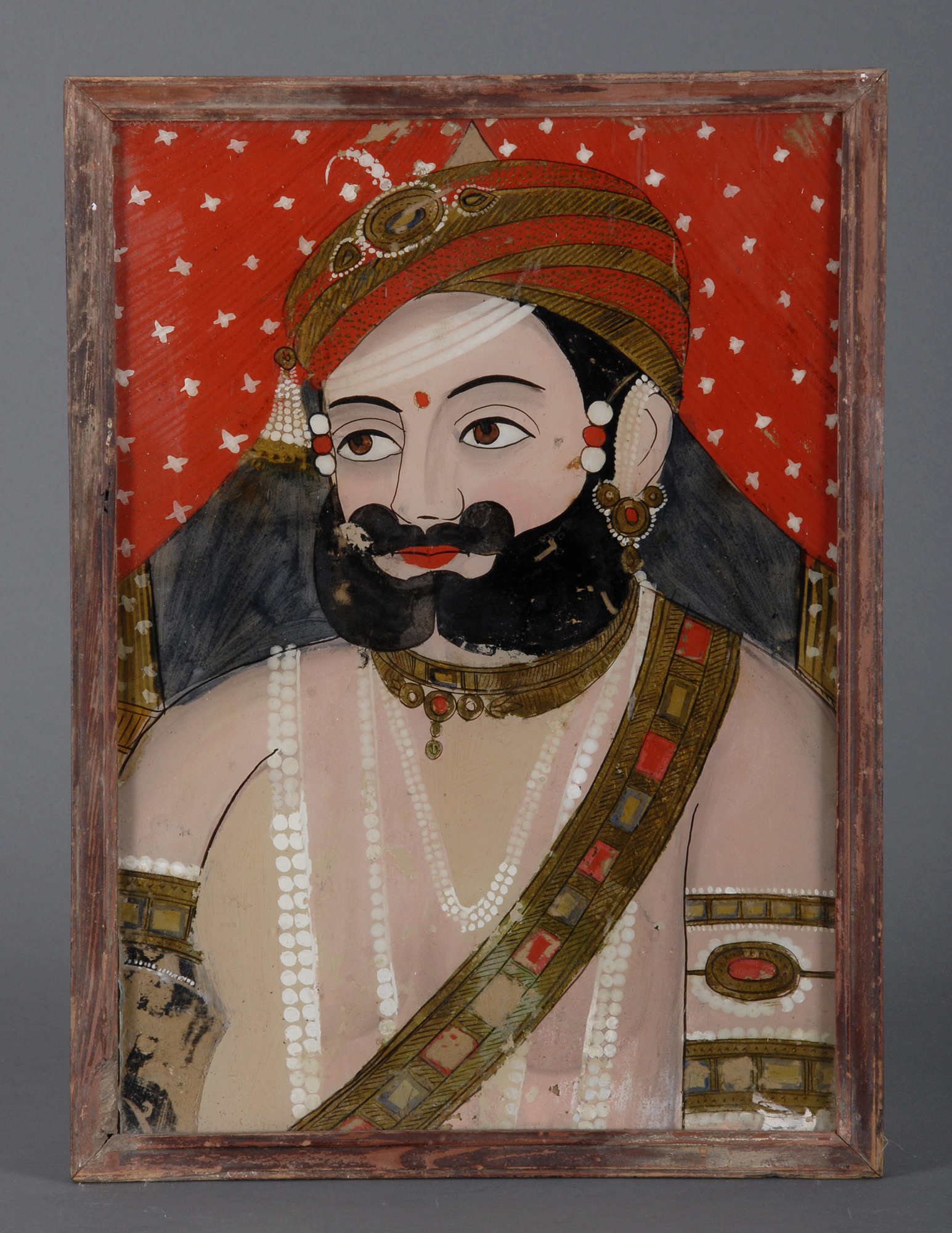 1545x2000 Indian Reverse Painting On Glass - Reverse Glass Painting