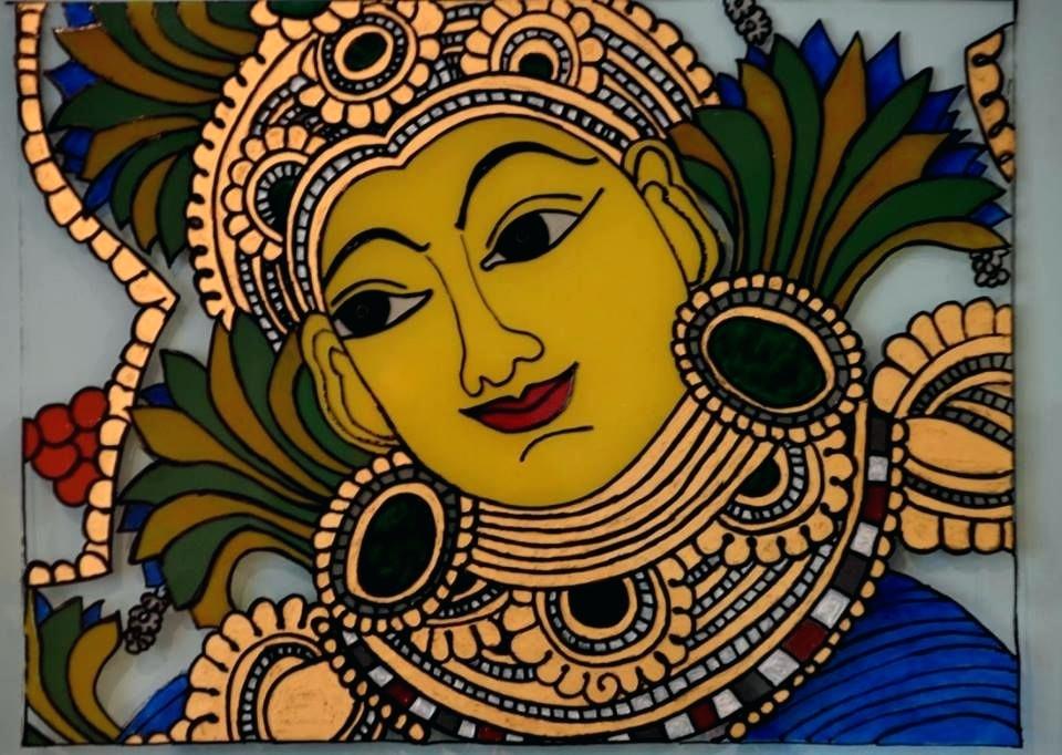 960x682 Reverse Glass Painting Mural Inspired Reverse Glass Painting Art - Reverse Glass Painting