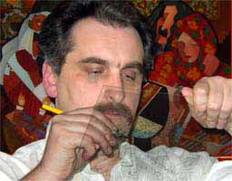 256x200 Painting On Glass By Andriy Khomyk - Reverse Painting On Glass Artists