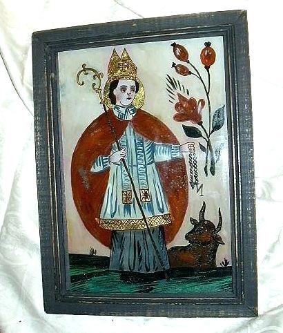 410x482 Photos Reverse Painting On Glass Artists, - Reverse Painting On Glass Artists