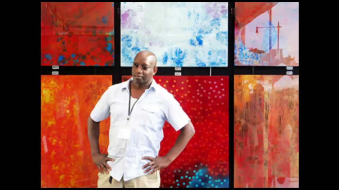 1280x720 Eric Lee Abstract Paintings On Glass - Reverse Painting On Glass Artists