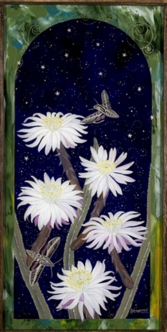 241x480 Suebetanzosart - Reverse Painting On Glass With Acrylics