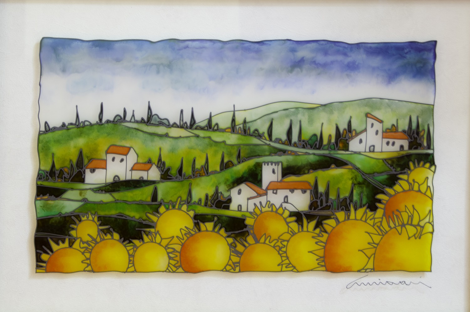 1500x997 Artist Massimo Cruciani Paintings For Sale, Prints, Prices, Biography - Reverse Painting On Glass With Acrylics