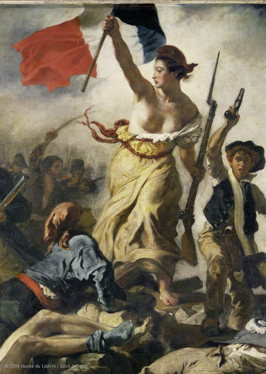 547x768 July 28 Liberty Leading The People Louvre Museum Paris - Revolution Painting