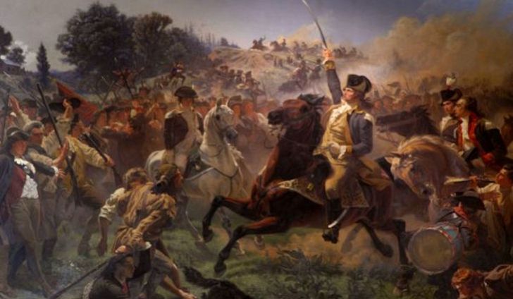 728x424 The Battle Of Monmouth The American Revolutionary War - Revolutionary War Battle Painting