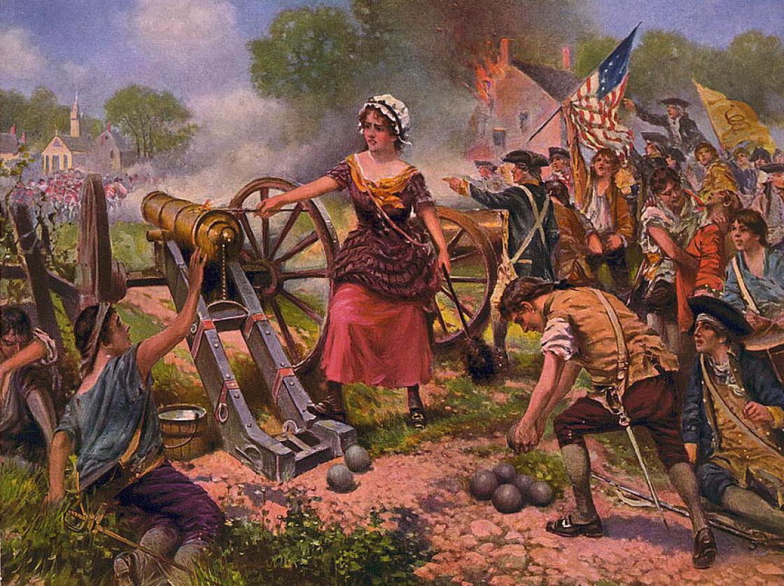 1120x837 Women In The American Revolution American Battlefield Trust - Revolutionary War Battle Painting