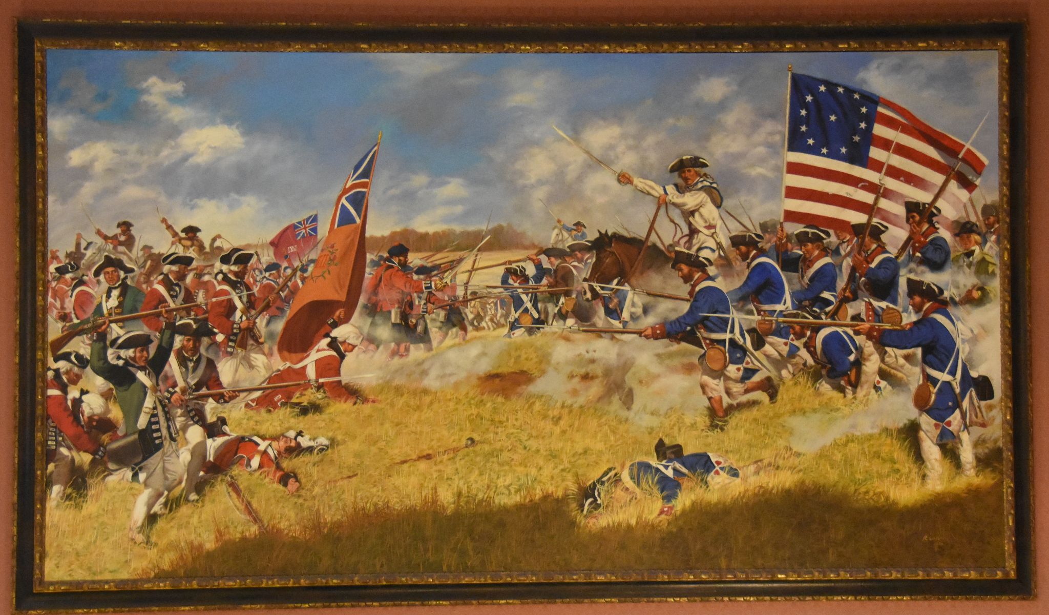 Revolutionary War Battle Painting at Explore