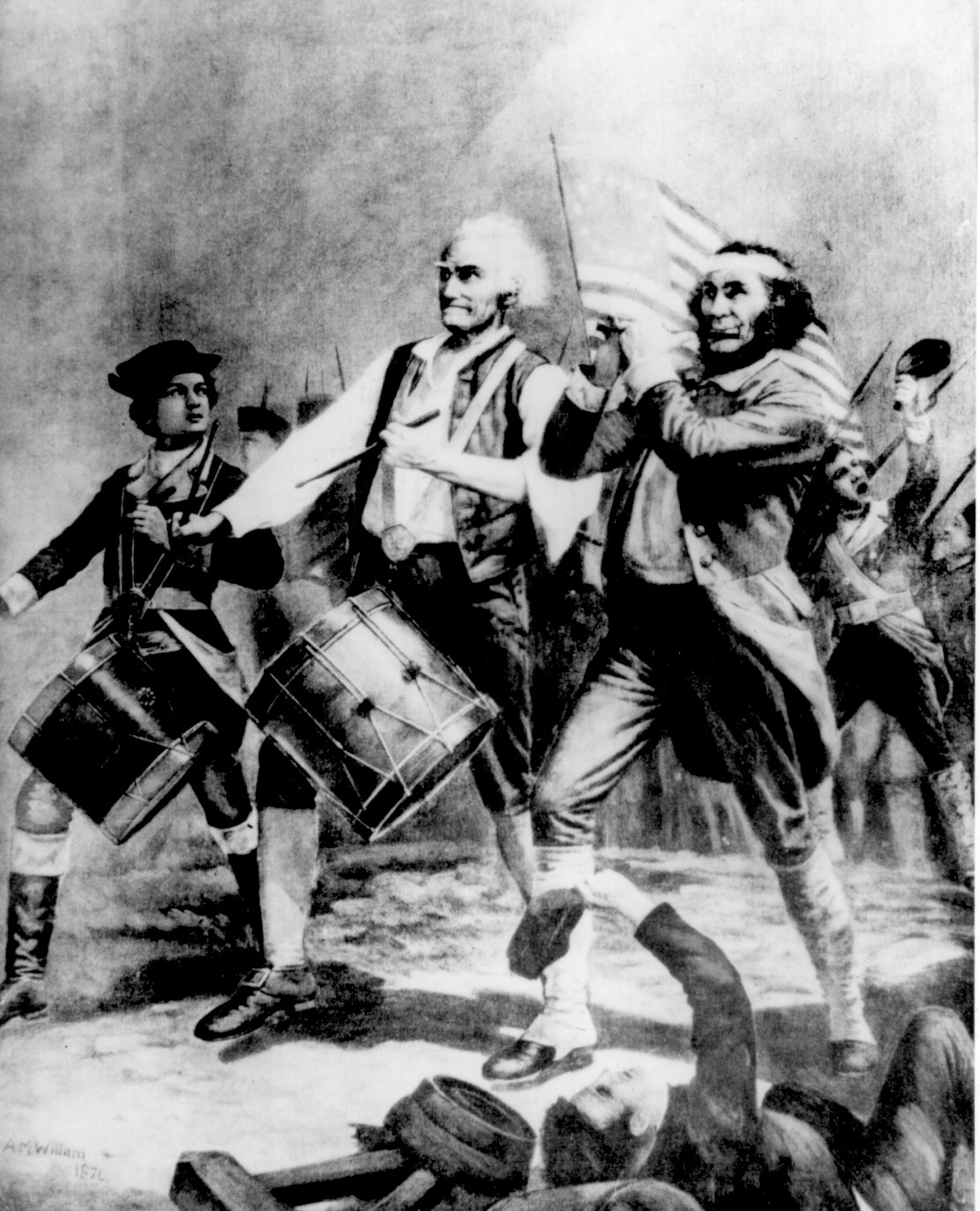 1114x1377 Pictures Of The Revolutionary War National Archives - Revolutionary War Drummer Painting