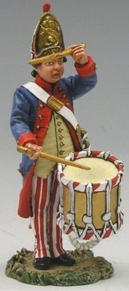 255x575 Revolutionary War British Br068 Hessian Drummer Boy - Revolutionary War Drummer Painting