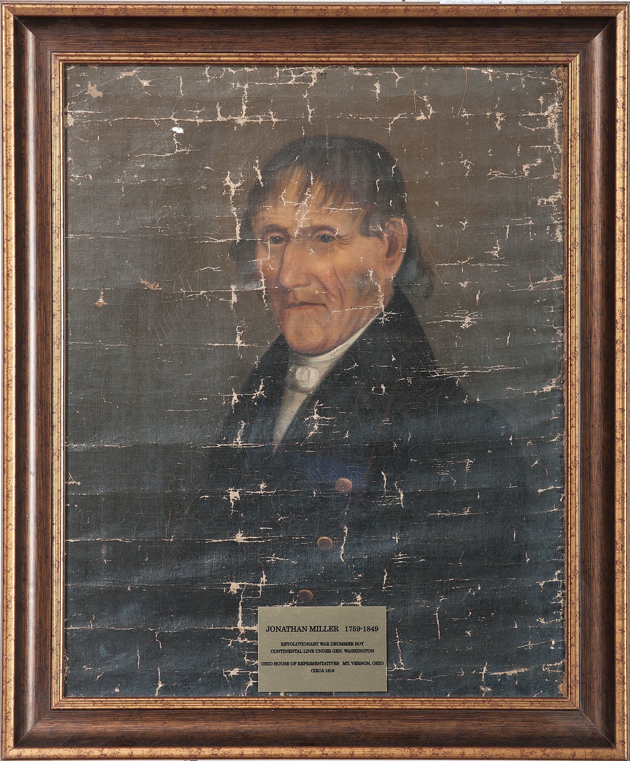 2070x2500 Revolutionary War Veteran Amp Early Ohio Politician, Jonathan Miller - Revolutionary War Drummer Painting