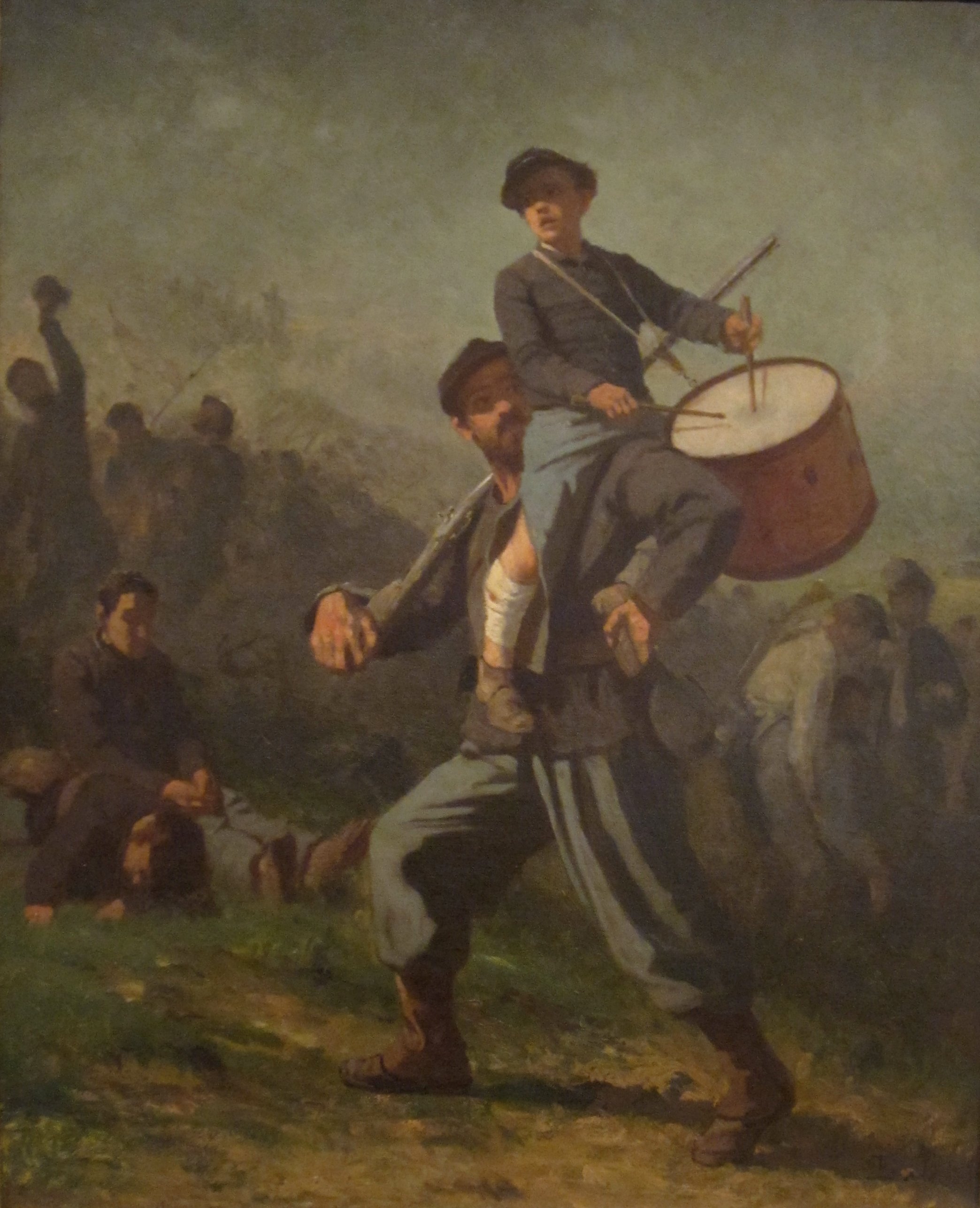 2088x2572 Smithsonian Exhibition Civil War And American Art - Revolutionary War Drummer Painting