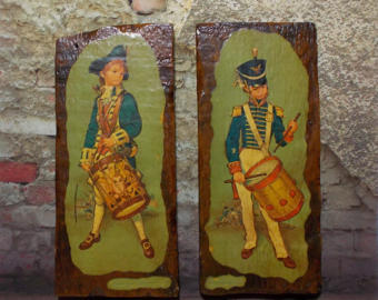 340x270 Colonial Soldiers Etsy - Revolutionary War Drummer Painting