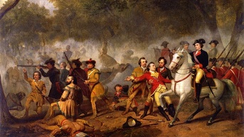 343x193 The Philadelphia Campaign Of 1777 Background - Revolutionary War Painting