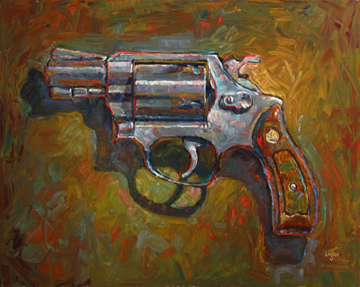 400x319 Raymond Logan's Latest Work 38 Special - Revolver Painting