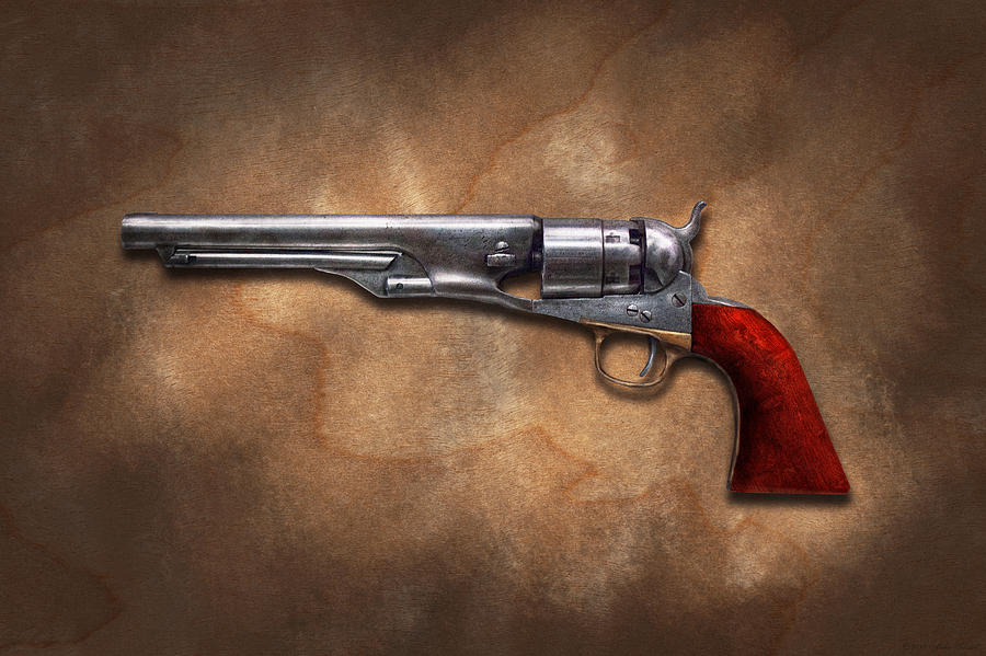 900x599 Gun - Revolver Painting
