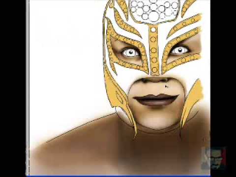 480x360 Speed Painting - Rey Mysterio Painting